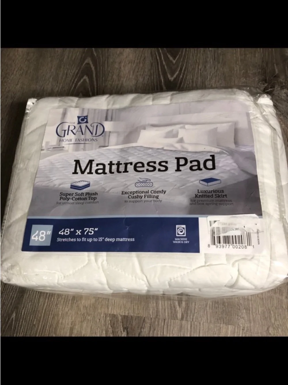 White Mattress Pad 48’x75’